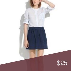 Navy madewell skirt